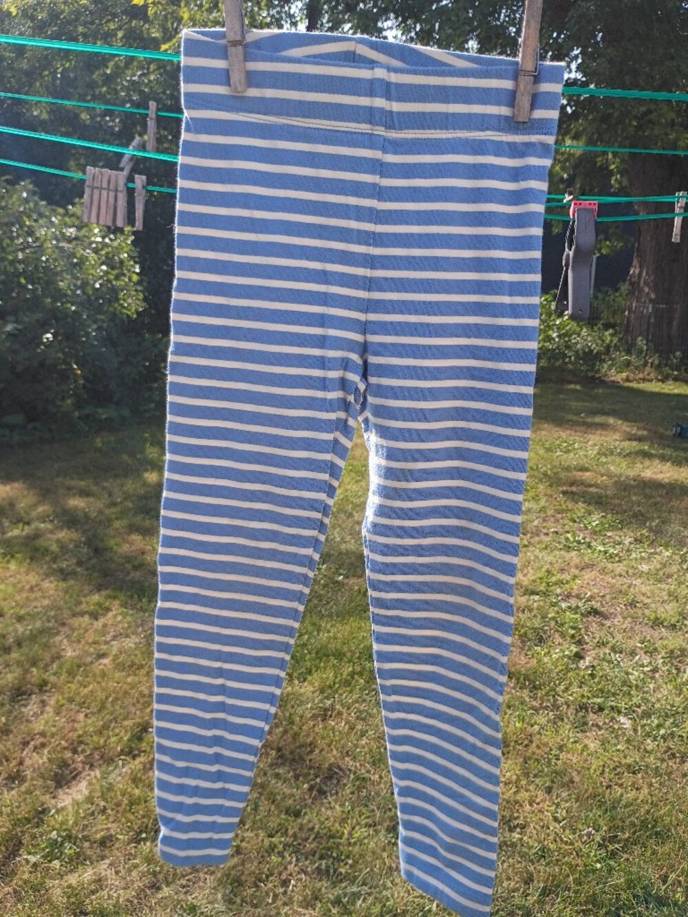 Mini Boden Striped Leggings